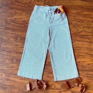 Madewell Wide-Leg Crop Pants